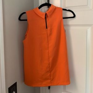 Orange top shop top